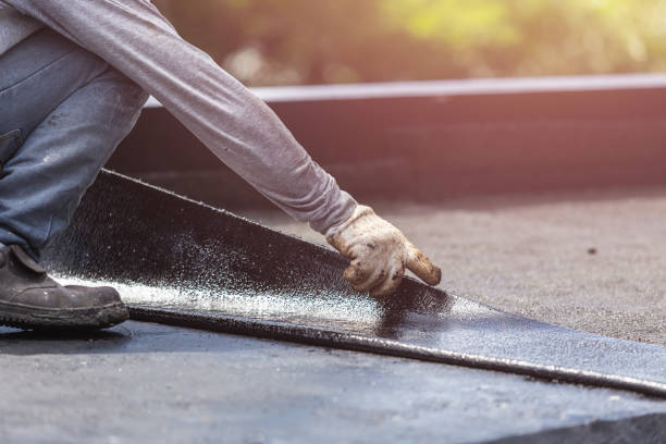 Professional Emergency Waterproofing technician working in Harpersville, AL